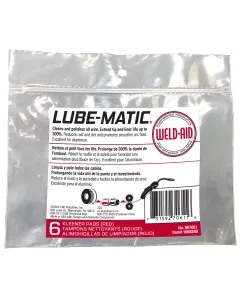 Weld-Aid Lube-Matic almohadilla limpiadora roja
